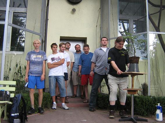 Grupa obecnych... tylko żona Damiana się nie ustawiła do zdjęcia :)