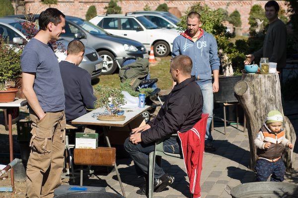 Od lewej Szymon, Łukasz, Artur, Waldek, Robert i mały Julek