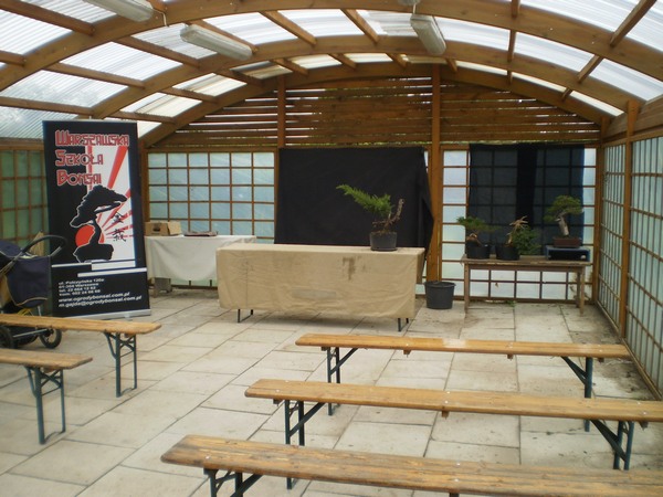 Przygotowane miejsce do pokazów