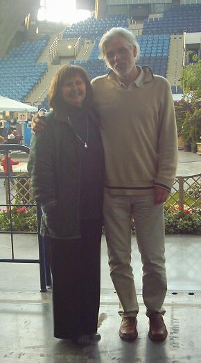 a oto ludzie dzieki ktorym caÂła wystawa mogÂła sie odbyc. Ela i WÂłodek Pietraszko. Dziekujemy wam bardzo.