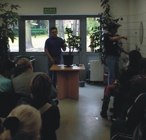 JaÂłowiec przed pokazem