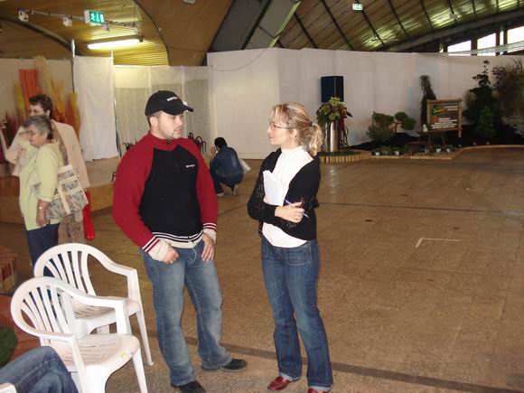 Bolas udziela wywiadu dziennikarce Gazety Wyborczej...