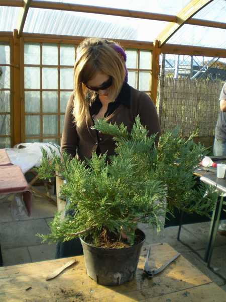 Marta wpadla pod koniec - ale waÂżne Âże byÂła :) z kawaÂłkiem krzaka